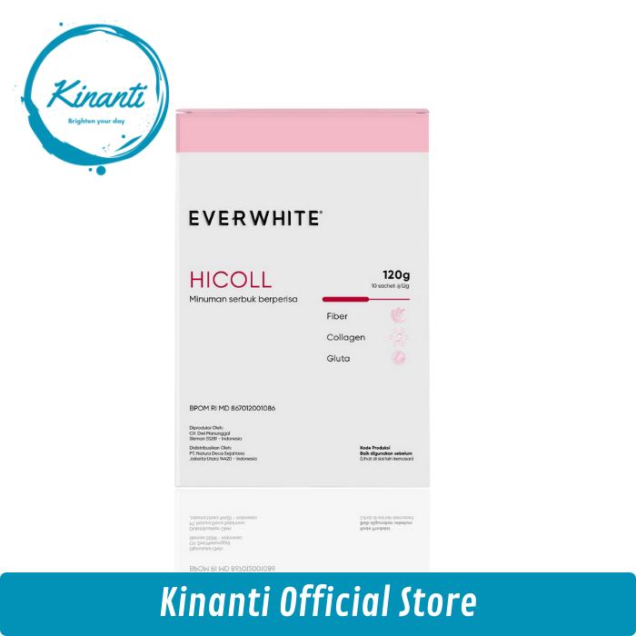 Gambar Everwhite Hicoll Drink - Collagen Drink - 120g dari Kinanti Official Store - Cosmetics &amp; Baby Care undefined Tokopedia