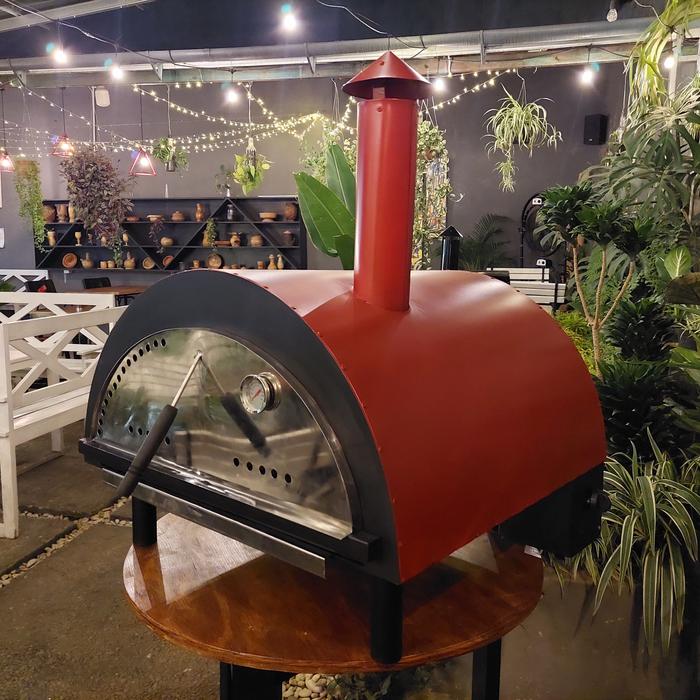 Gambar TUNGKU PIZZA GAS WOODFIRE OVEN PIZZA - Merah, Besar 60x60 dari ORGIVANS undefined Tokopedia