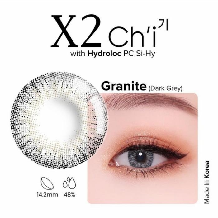 Gambar Softlens X2 Chi Granite 14.2mm tersedia ukuran normal s/d minus 10 dari rans044store undefined Tokopedia