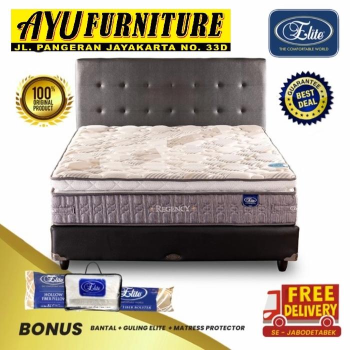 Gambar 1set 1 SET SPRING BED ELITE REGENCY DIVAN SANDARAN MATRASS MATRAS - 90x200 dari Ayu Furniture Pangjay undefined Tokopedia