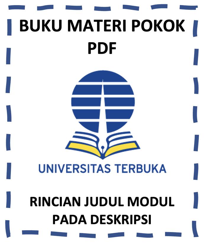 Gambar Modul Universitas Terbuka UT Pdf dari Baba Retail Store undefined Tokopedia