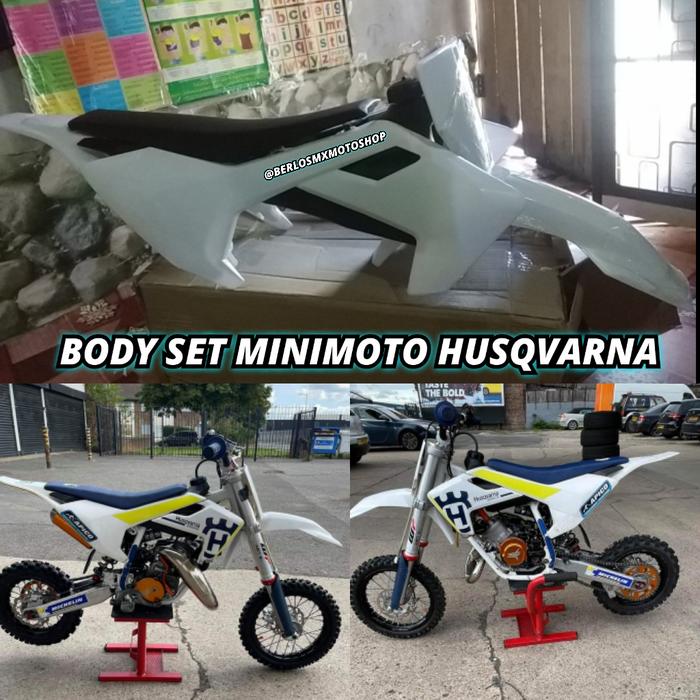 Gambar Body Set Husqvarna New Cover Set Minimoto - Putih dari berlosmxmotoshop undefined Tokopedia