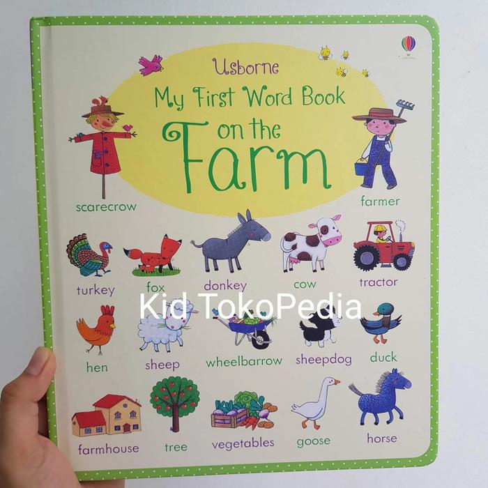 Gambar usborne my first word book buku import anak - farm dari toko buku inggris anak undefined Tokopedia