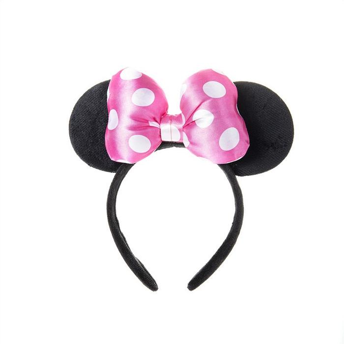 Gambar Bando Mickey Mouse Minnie bando aksesoris rambut pita Impor Premiu - Pink Polkadot dari Kids Fashion Koleksi undefined Tokopedia