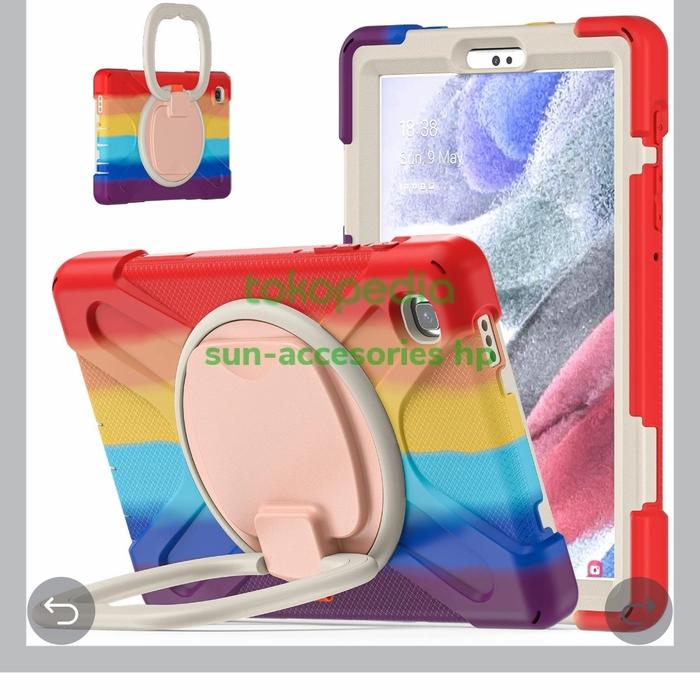 Gambar Casing Case Armor Ring Standing Samsung Galaxy Tab A7 lite T220/T225 - Colorful Red dari Sun-accesorieshp undefined Tokopedia