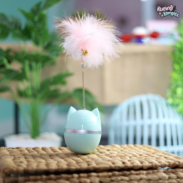 Gambar Mainan Kucing Boxing / Cat Boxing Toy / Pet Toys / Krincingan kucing - Hijau dari Kucingkomplex undefined Tokopedia