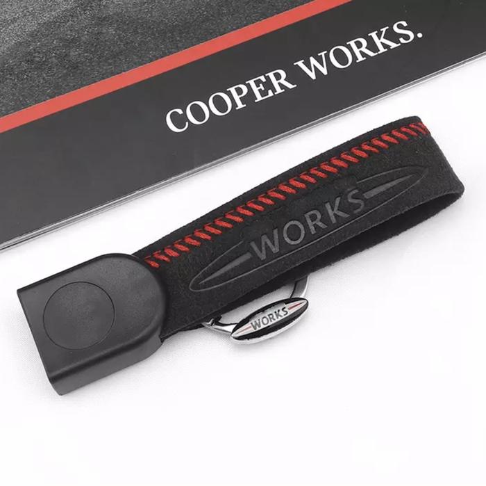 Gambar Mini JCW John Cooper Works Key Ring Alcantara Gantungan Kunci - JCW dari Bnmeuroparts undefined Tokopedia