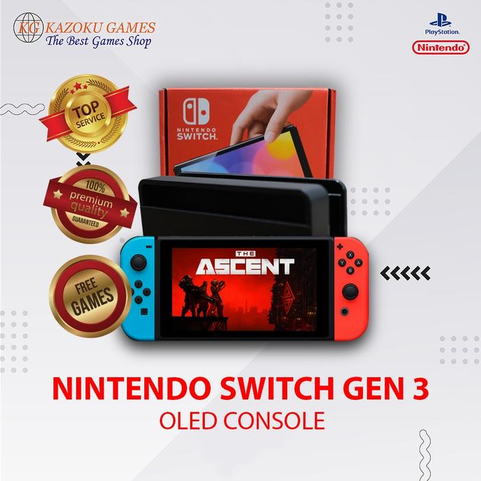 Gambar NINTENDO SWITCH OLED MODEL VERSION REGION ASIA - NEON, REGION ASIA dari kazoku games undefined Tokopedia