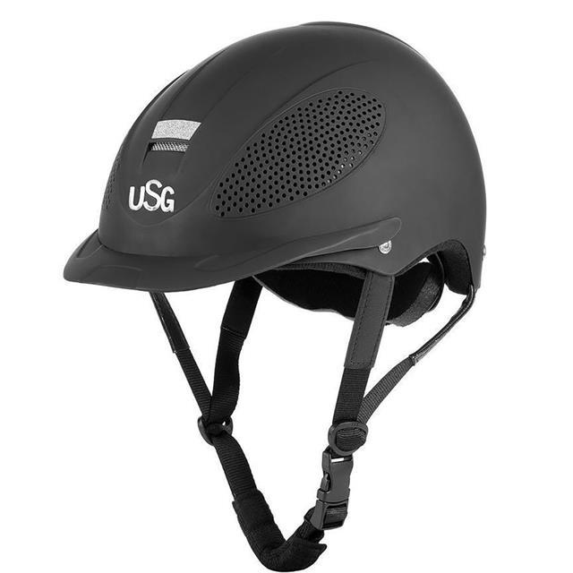 Gambar Equestrian Riding Helmet by USG "Comfort Training" - Black - Hitam, XS-S dari Three K Tackshop undefined Tokopedia