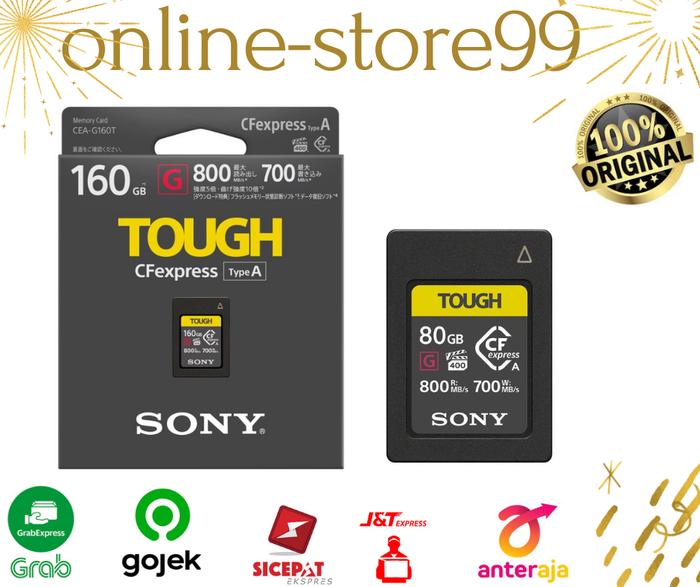 Sony 160gb Cf Express Type A Tough Memory Card 800mbs Garansi Resmi