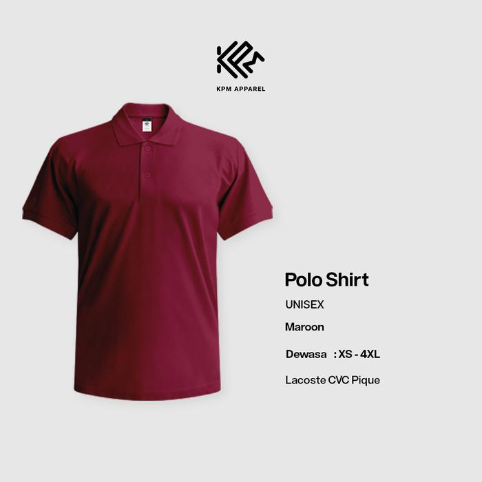 Promo Kaos Polo Shirt Pique CVC KPM 