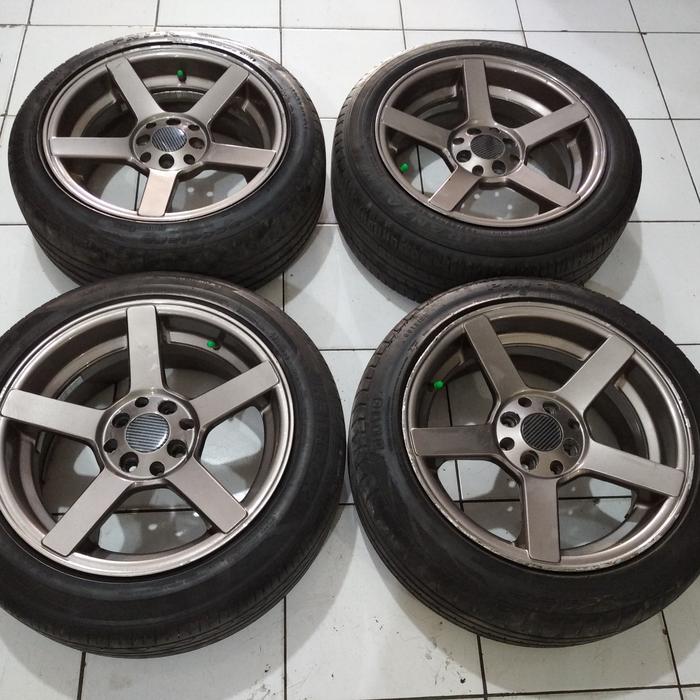 Gambar jual velg mob ring 16 lebar 7+ban 185 55 2pcs 195 50 2pcs dari Toko Velg Mobil dan Ban Mobil - Pekayon Racing HSR Wheel undefined Tokopedia