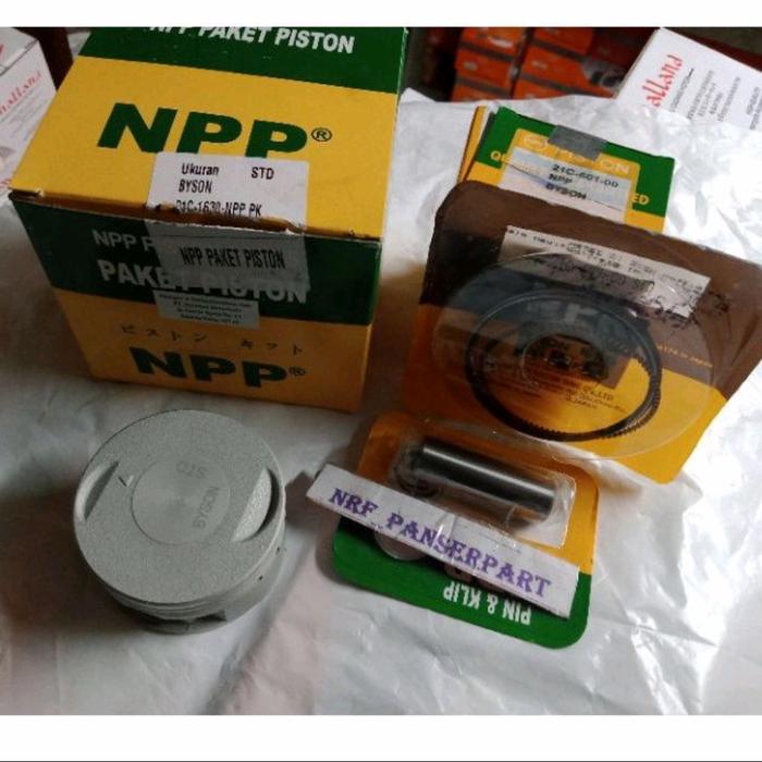 Jual PISTON KIT SEHER SET RING STD 58MM PEN 15 YAMAHA BYSON NPP BORE UP