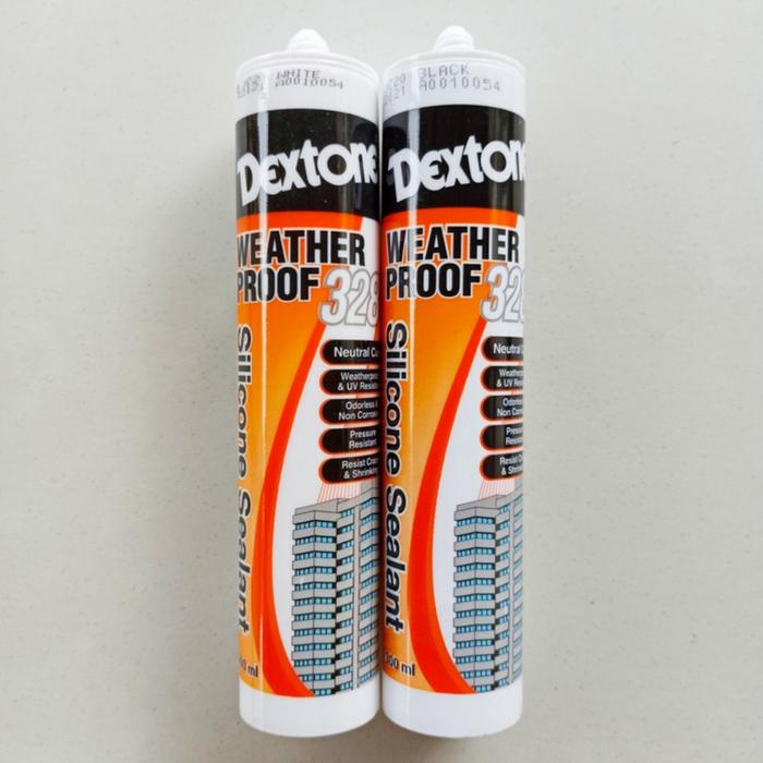 Gambar Lem Silicone Sealant Dextone NETRAL PLUS WEATHER PROOF 328 Outdoor - Putih dari Berkat Sejati Toko undefined 4 Tokopedia
