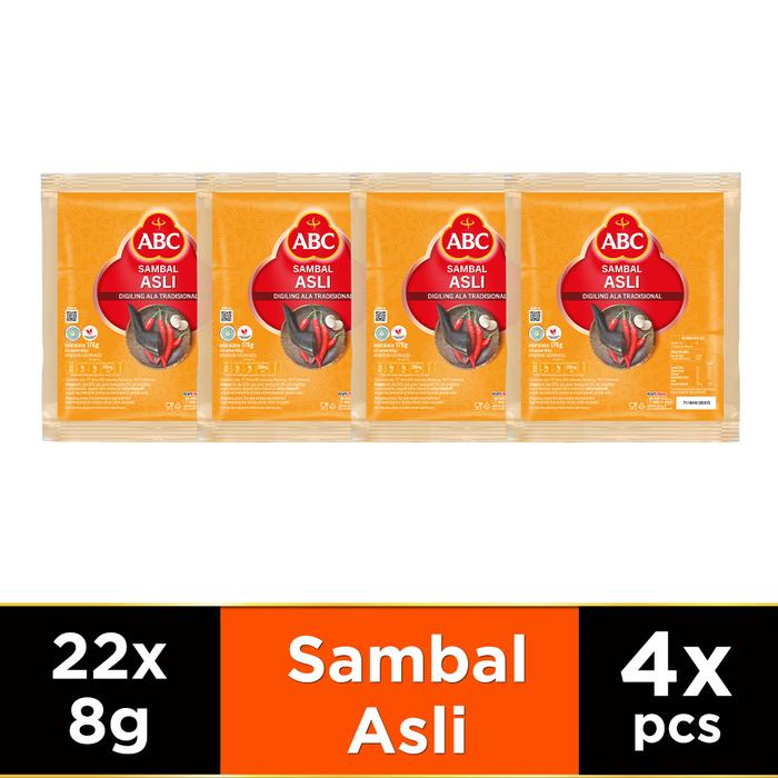 Gambar ABC Saus Sambal Asli 22 x 8 g Multi Pack 4 pcs dari ABC Heinz Shop undefined Tokopedia