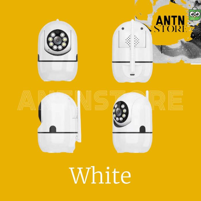Gambar V380 Ip Camera Cctv Wifi Indoor HD 1080p Ip Cam Wireless FULL COLOR - Putih, Tanpa Memory dari AntnStore undefined Tokopedia