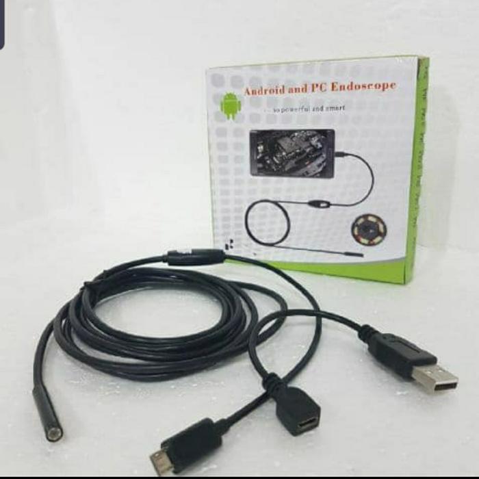 Gambar Kamera endescope android /laptop 2Meter dan 5 Meter - Kabel 2meter dari Value Acc undefined Tokopedia