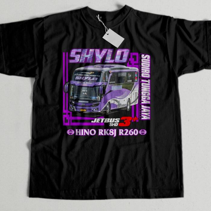 Gambar T-shirt STJ SHYLO || T-shirt Bus mania || T-shirt Bus kekinian - Hitam, M dari Alonestore_galih undefined Tokopedia