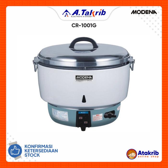 Gambar MODENA GAS RICE COOKER CR-1001G / CR 1001G Kapasitas 10 Liter dari Atakrib Elektronik Yogyakarta undefined Tokopedia