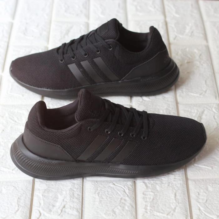 Adidas cloudfoam hitam best sale