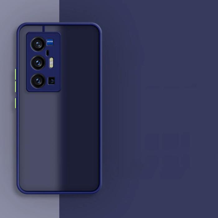 Gambar CASING VIVO X70 PRO MATTE CASE CAMERA PROTECTION PHONE BACK COVER - Navy Blue dari 555 jaya undefined Tokopedia