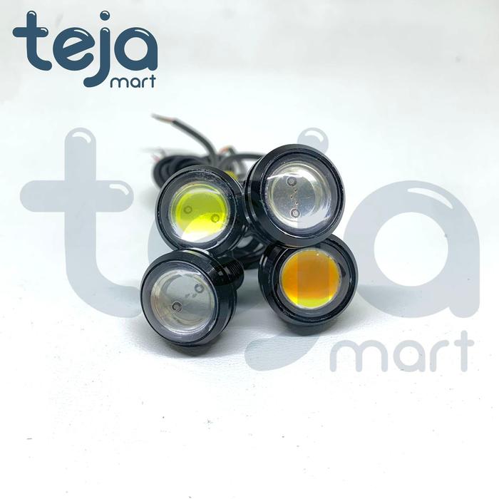 Gambar Lampu LED Mata Elang Flash 12V 23mm Variasi/Aksesoris Motor Mobil 12 V - Putih dari TejaMart undefined Tokopedia