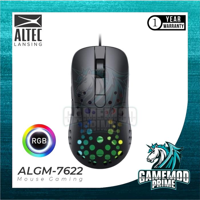 Gambar Mouse Gaming Wired Altec Lansing ALGM7622 ALGM 7622 RGB Honeycomb - Black dari Game Mod Prime undefined Tokopedia
