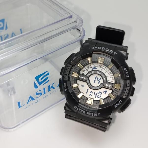 Gambar LASIKA 8127 Jam Tangan Premium Digital Murah Berkualitas Anti Air - Hitam dari visicacollection undefined Tokopedia