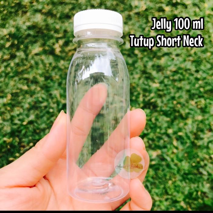Gambar RING0010 / 50 pc Botol plastik 100 ml Botol 100ml tebal murah grosir - Jelly 50 pcs, Tutup Putih dari RING COLLECTION undefined 3 Tokopedia