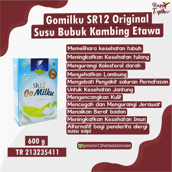 Gambar Susu etawa Go Milku SR12 200 gr, 600 gr - 600 gram dari grosirsr12herbalskincare undefined Tokopedia