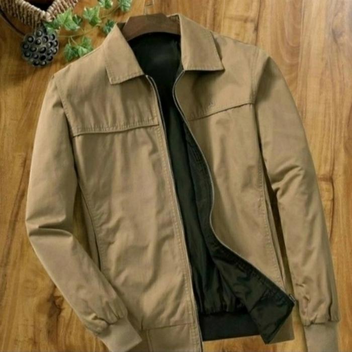 Gambar jaket/jaket formal/jaket bomber formal/jaket formal casual pria - hijau tua, M dari _brankystore undefined 4 Tokopedia