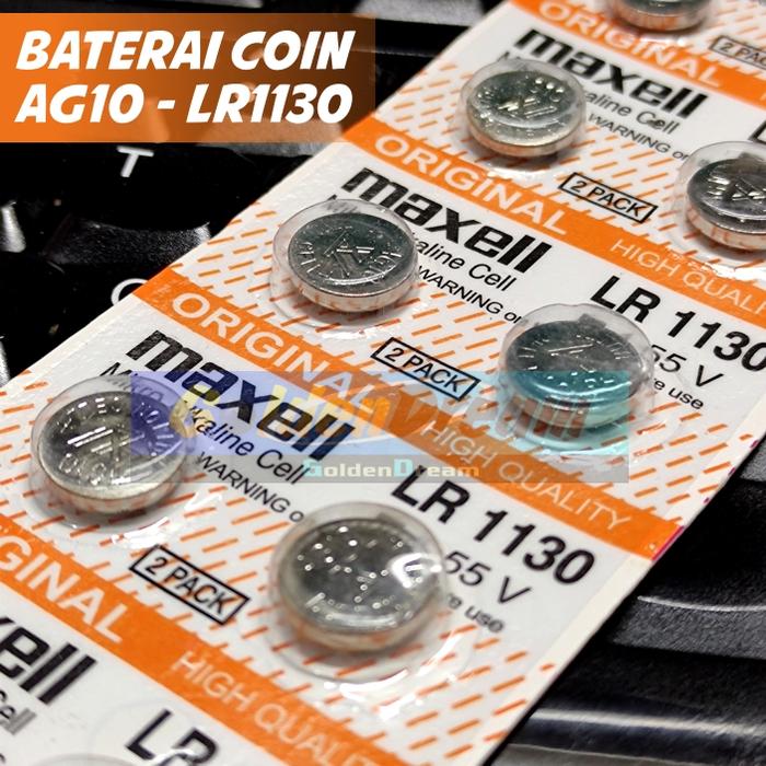 Gambar Baterai Koin AG10 LR1130 Batere Kancing LR 1130 AG 10 Jam Battery Cell dari Toko Golden Dream undefined Tokopedia