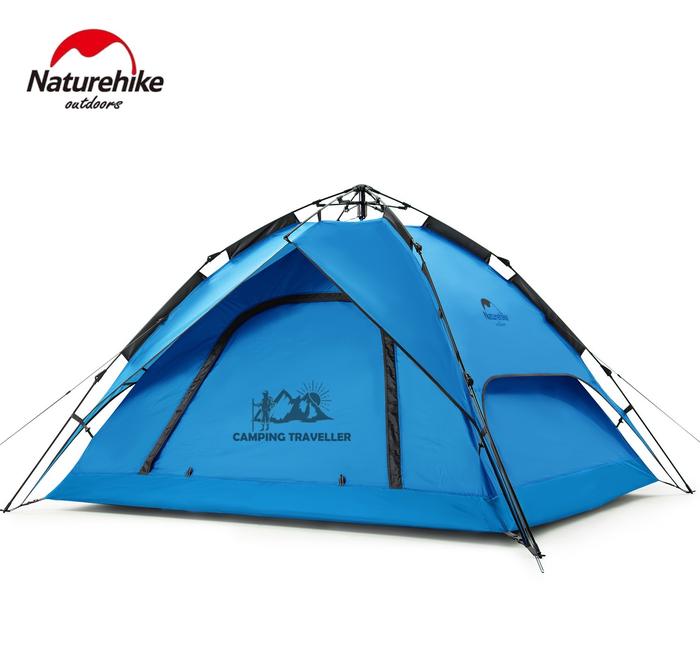 Gambar Automatic tent Naturehike 3-4P NH21ZP008 tenda camping - blue, 3P dari camping traveller undefined Tokopedia