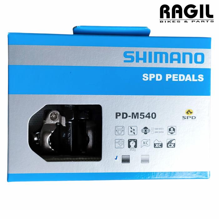 Pedal Shimano M540 Cleat Pd-m540 M 540 Sepeda Mtb Original Asli Pedals