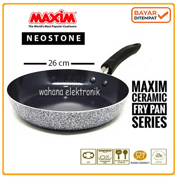 Gambar Teflon Maxim Neostone Frypan Marble Ceramic Penggorengan Anti Lengket - 26 CM dari Wahana Triputra Elektronik undefined Tokopedia