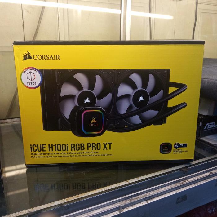 Jual Corsair iCUE H100i RGB PRO XT All-in one 240mm Liquid CPU