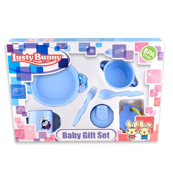 Gambar LustyBunny Feeding Set Alat Makan Bayi - LB-1828, PINK dari Lustybunny Baby undefined Tokopedia