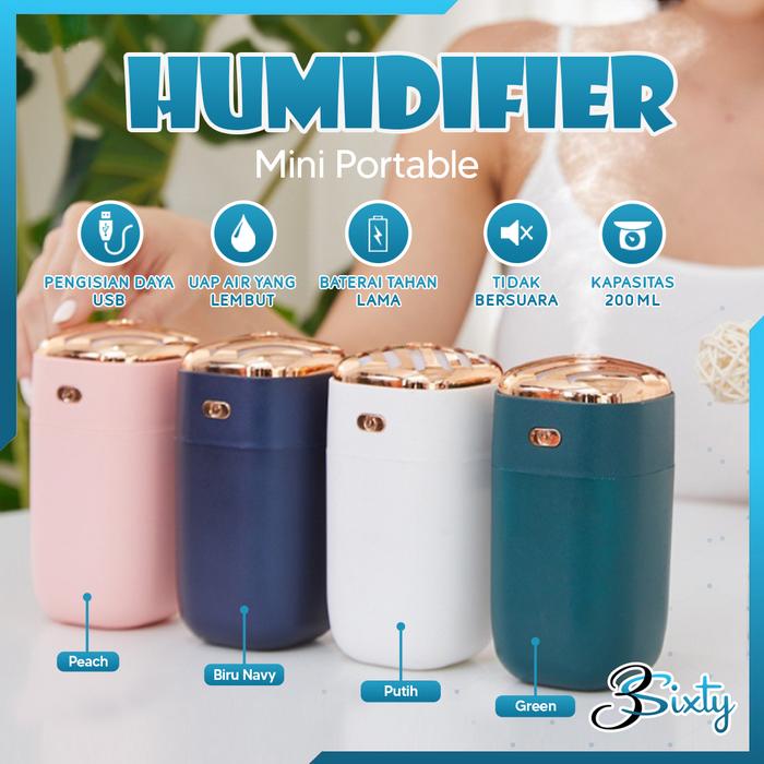 Gambar HUMIDIFIER DIFFUSER AROMATERAPI MINI Pewangi Mobil Pengharum Ruangan - Peach dari 3 Sixty Surabaya undefined Tokopedia