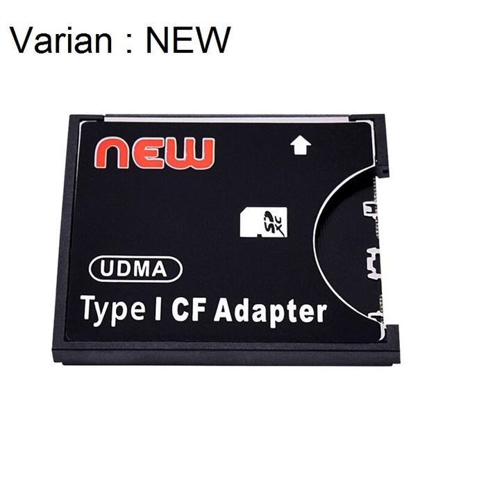 Gambar SDXC SDHC SD to CF Compact Flash Type I Converter Memory Card Adapter - NEW dari Toko Optima Kirana undefined Tokopedia