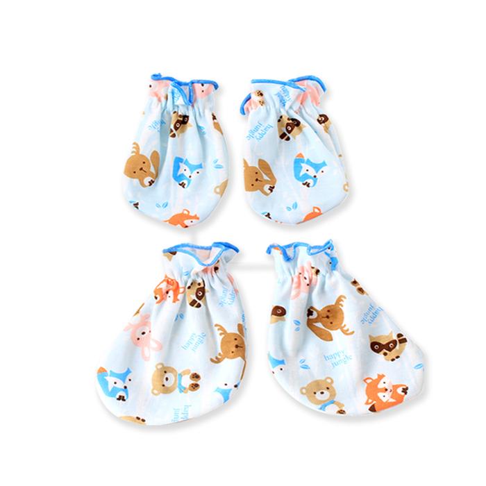 Gambar LustyBunny Sarung Tangan dan Kaki Bayi Newborn Premium st 2142 - Biru dari Lustybunny Baby Kota Administrasi Jakarta Barat Tokopedia