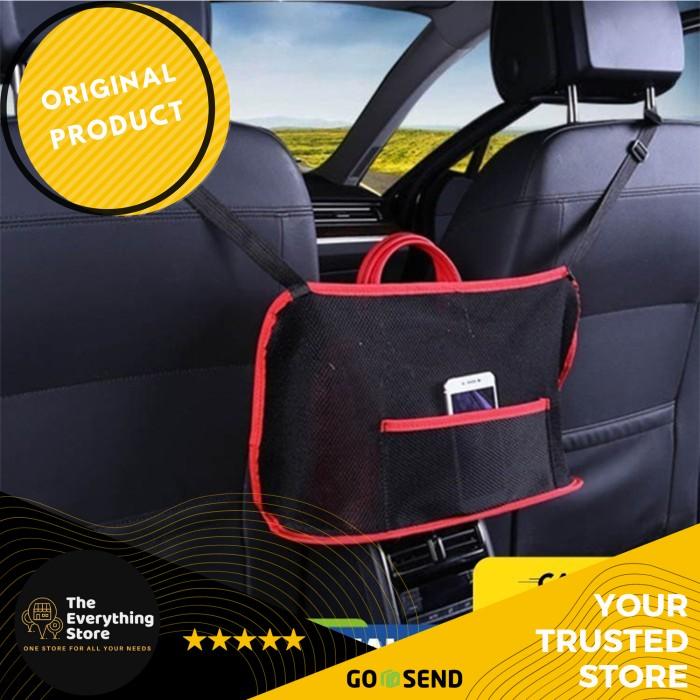 Gambar Jaring Penyimpanan Mobil Multifungsi |Car Seat Net Organizer Universal dari TheEverythingStoreID undefined Tokopedia