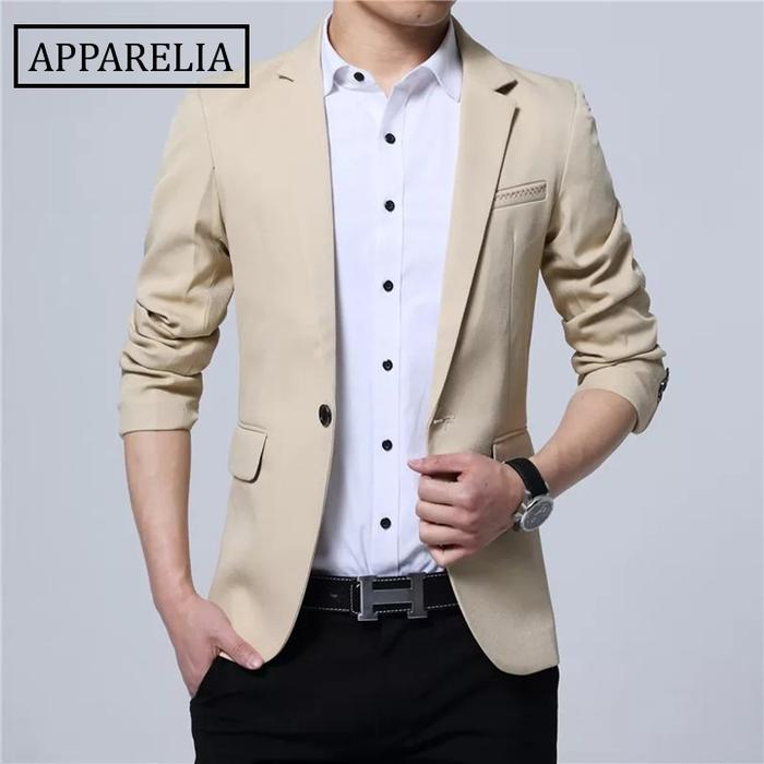 Gambar BLAZER NIKAYU SLIMFIT PRIA WARNA MILO ORIGINAL TWIST PREMIUM - MILO, S dari Apparelia Solutions undefined Tokopedia