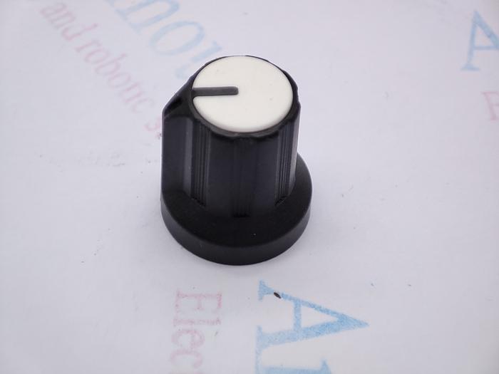 Gambar AG1 Knob Potensio Meter Ø6mm Knurled Shaft Potensiometer Knop AG-1 - Putih dari Arduinouno undefined Tokopedia