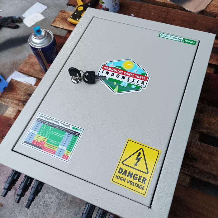 PV Combiner Box Panel Surya String Seri Paralel System PLTS 3 in 1