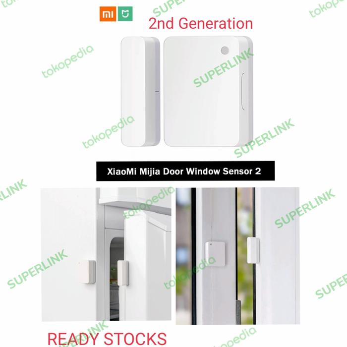 Gambar Ori Mijia Wireless Smart Door Window Sensor Home Security Sensor Pintu - 2nd Generation dari SUPERLINK undefined Tokopedia