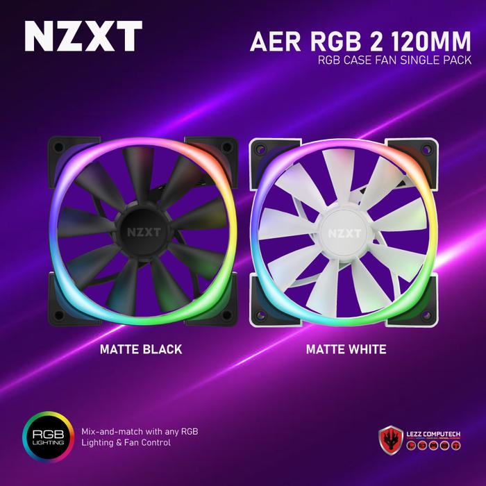 Jual NZXT AER RGB 2 120mm (Single Pack 
