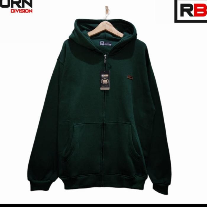 Gambar JAKET ZIPPER POLOS REBORN PREMIUM QUALITY CWO/CWE - botol, XXXL dari Alfiaolshop3 undefined Tokopedia