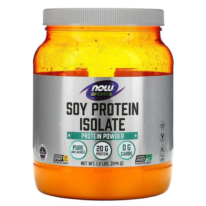 Gambar Now Foods Sports Soy Protein Isolate Unflavored 907 gram vegan protein - 544gram, Unflavored dari Bandoengbandoeng undefined Tokopedia