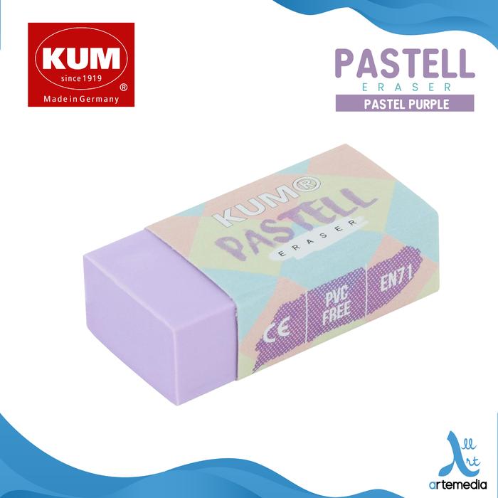 Gambar Penghapus KUM Eraser Pencil Alat Gambar - PASTEL PURPLE dari Artemedia_NEW undefined Tokopedia