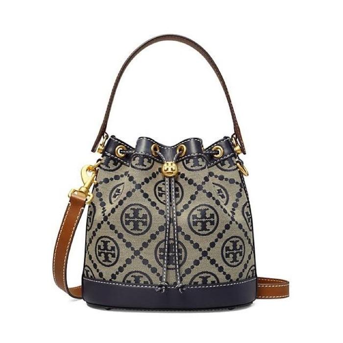 tory burch t monogram bucket bag